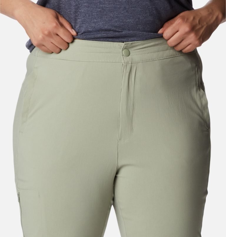 Women's Columbia On The Go Pants Olive | Plus Size CA-HA58L